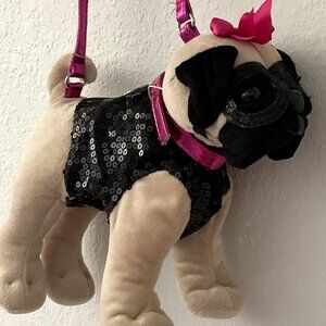 POOCHIE & CO PUG POOCH BLING PURSE
